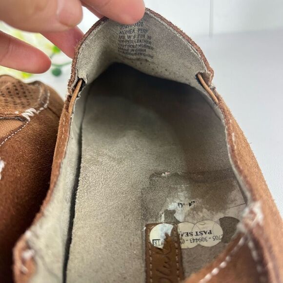 Olukai womens Loafers size 9 Brown Leather - Picture 8 of 15